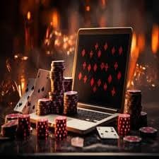 Ilustrasi hiburan sports dan casino yang mudah diakses pada perangkat mobile di Indonesia